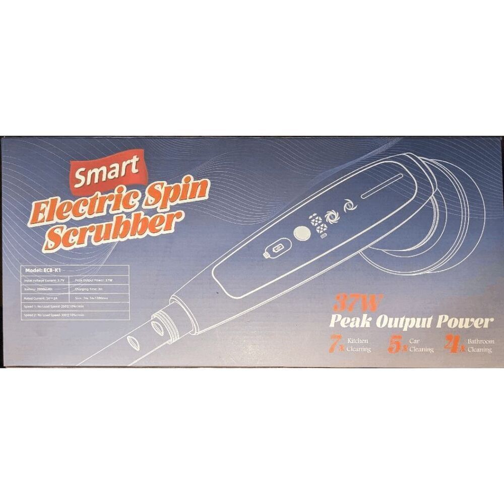 NEW ELECTRIC SPIN SCRUBBER - CORDLESS